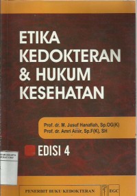 Image of Etika kedokteran dan hukum kesehatan