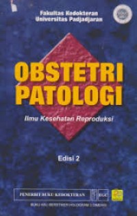 Image of Obstetri patologi: ilmu kesehatan reproduksi